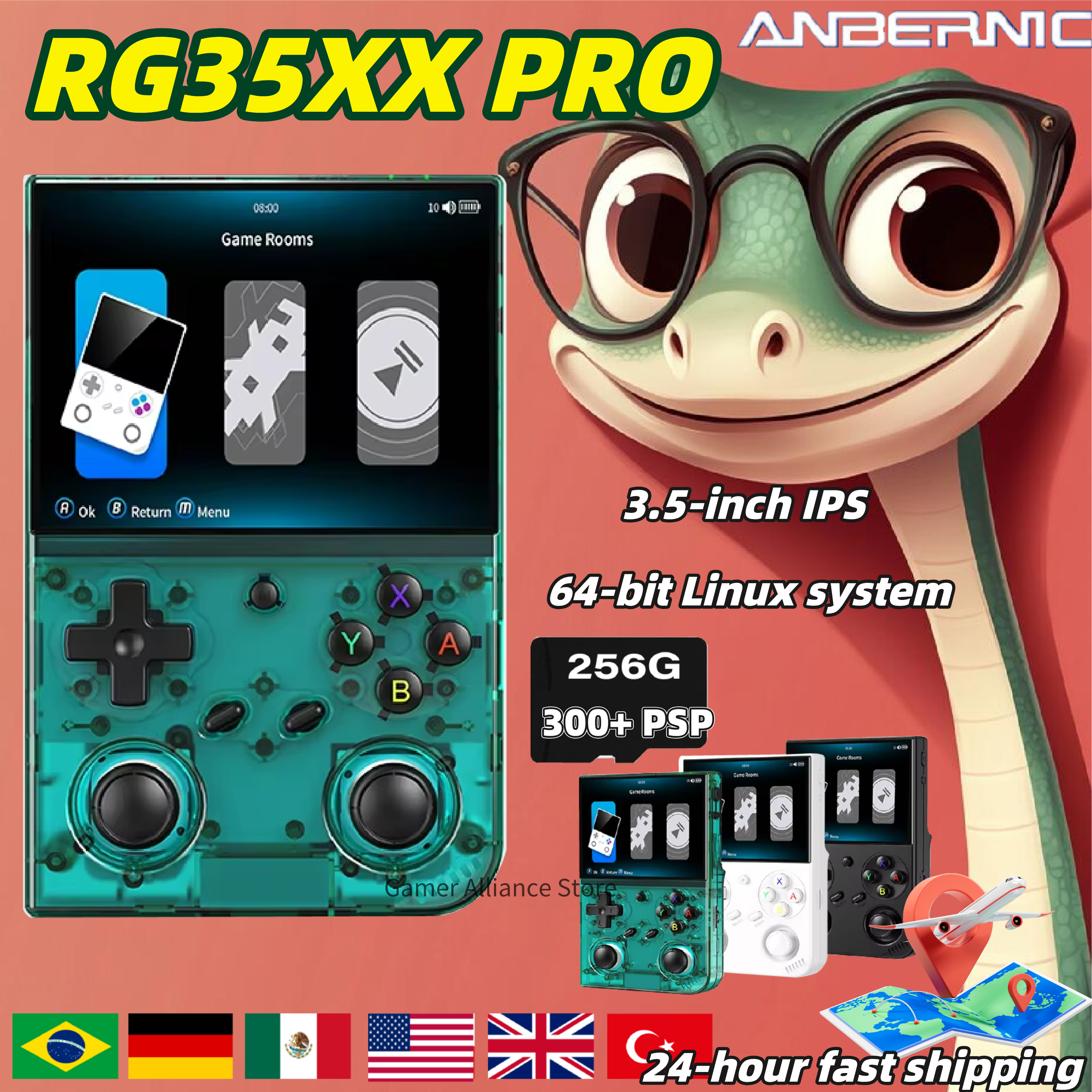 Anbernic RG 35XXPro RG35XX Pro - مراجعة Gaming Console All In One وسعره