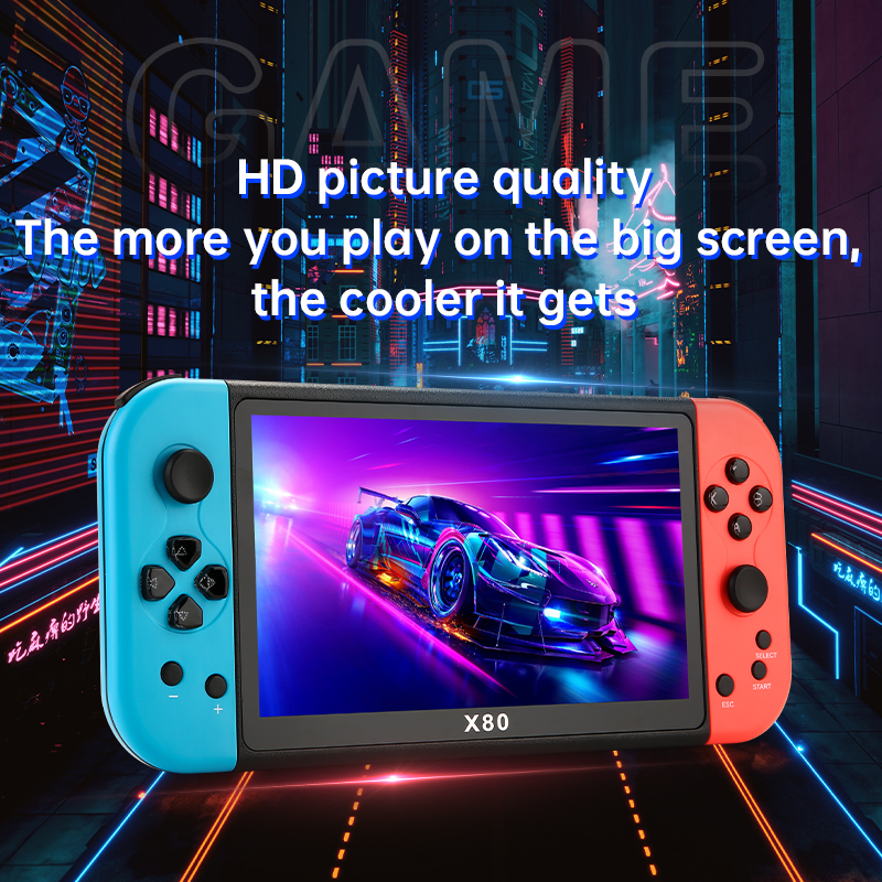 X80 Retro Handheld Game Consol - مراجعة Gaming Console G90 وسعره