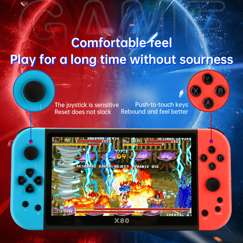 X80 Retro Handheld Game Consol - مراجعة Gaming Console G90 وسعره