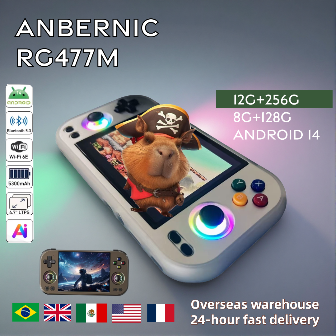 ANBERNIC RG 477M Handheld Game - مراجعة Gaming Console All In One وسعره
