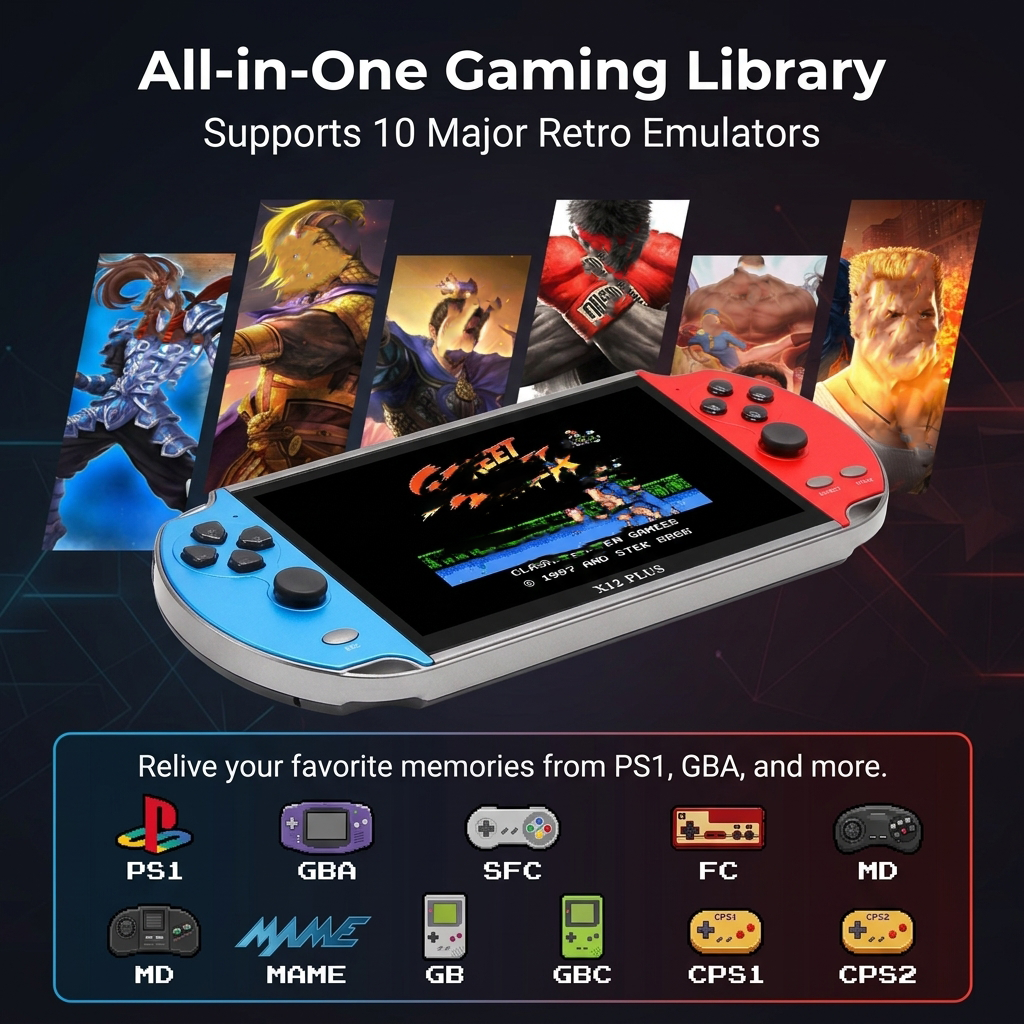 Lightweight X12 Retro Video Ga - مراجعة Gaming Console Deals وسعره