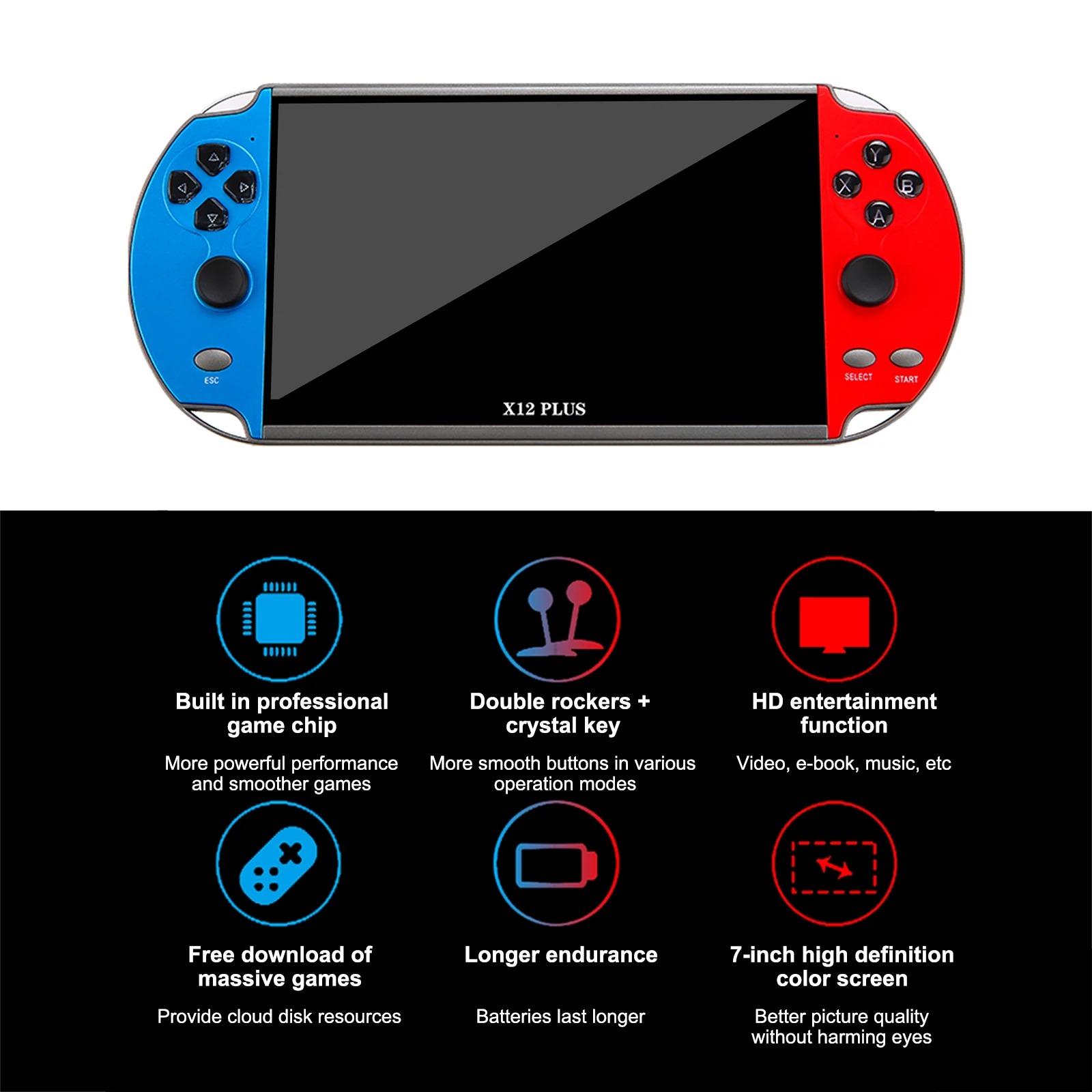 Lightweight X12 Retro Video Ga - مراجعة Gaming Console Deals وسعره