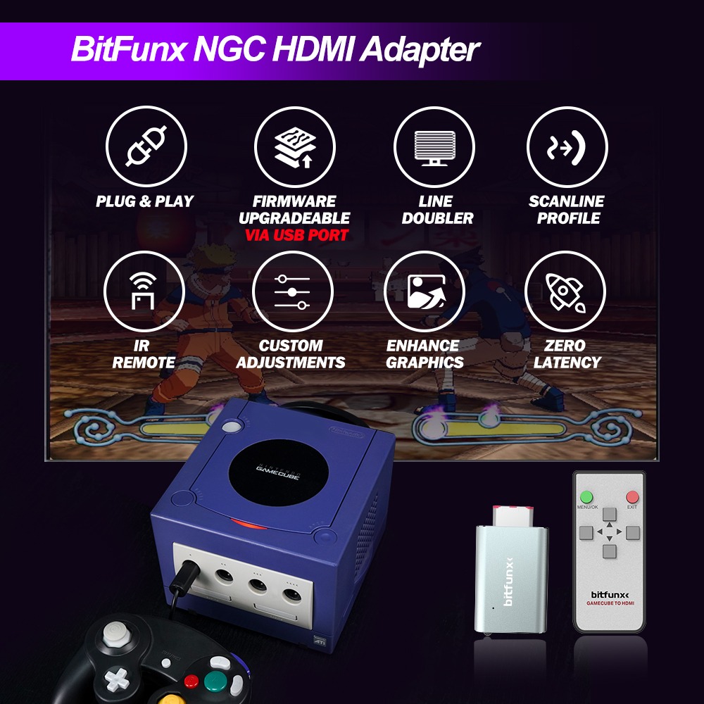 Bitfunx GC Video HDMI™ Adapter - مراجعة Gaming Console All In One وسعره