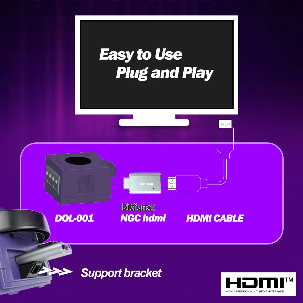 Bitfunx GC Video HDMI™ Adapter - مراجعة Gaming Console All In One وسعره
