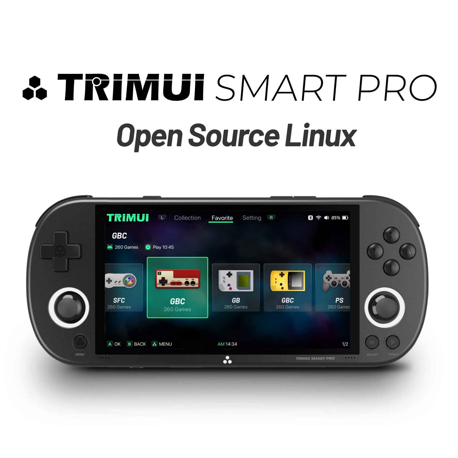TRIMUI SMART PRO Open Source L - مراجعة Gaming Console All In One وسعره