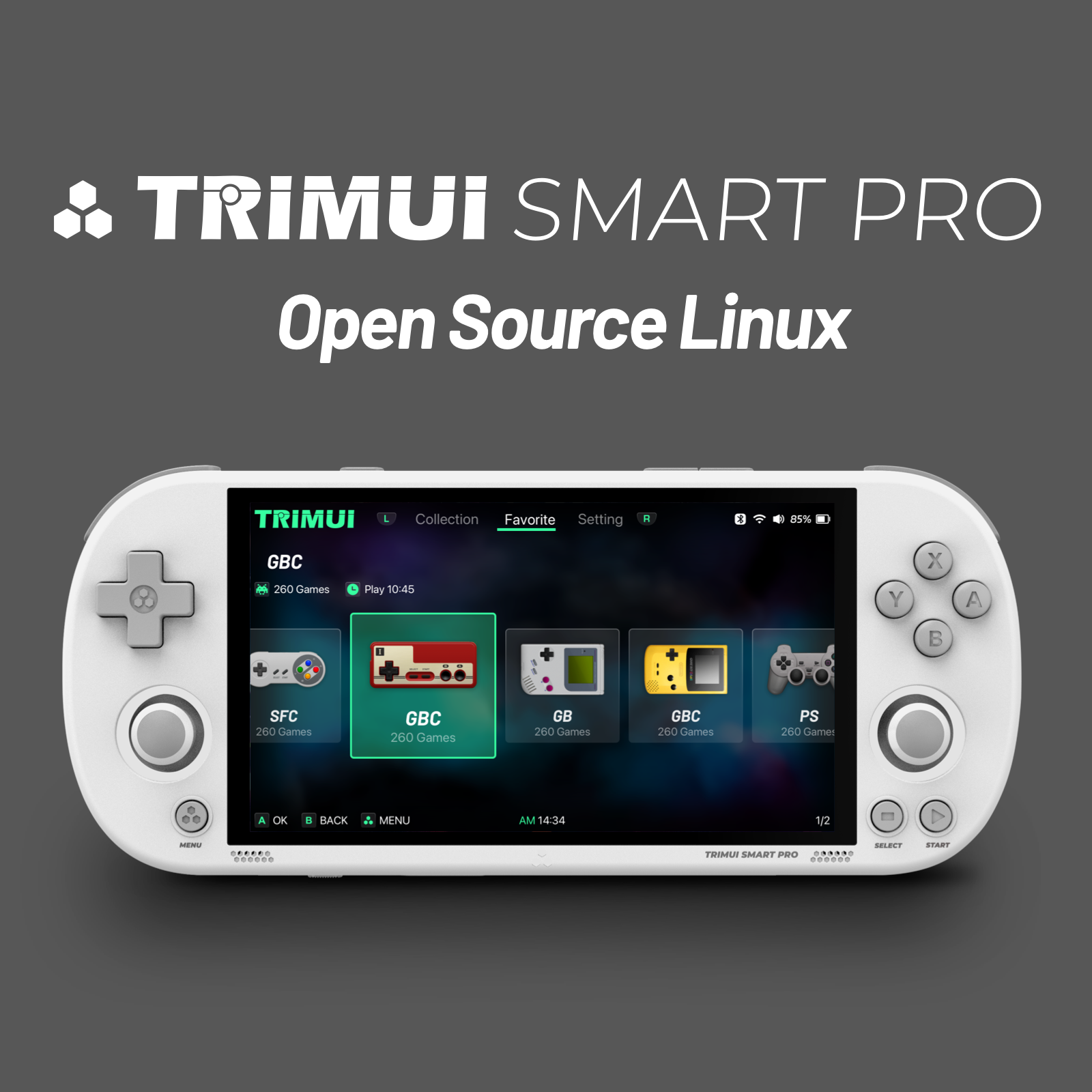TRIMUI SMART PRO Open Source L - مراجعة Gaming Console All In One وسعره