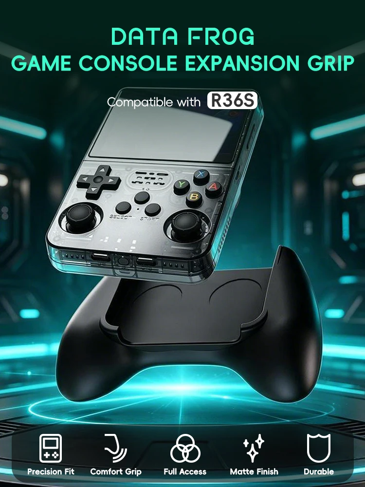 Data Frog R36S Game Grip Ergon - مراجعة Gaming Console Deals وسعره