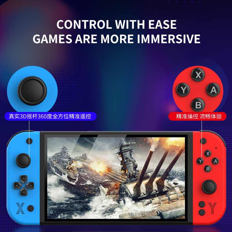 G90 7inch 64GB 4000mAh portabl - مراجعة Gaming Console G90 وسعره