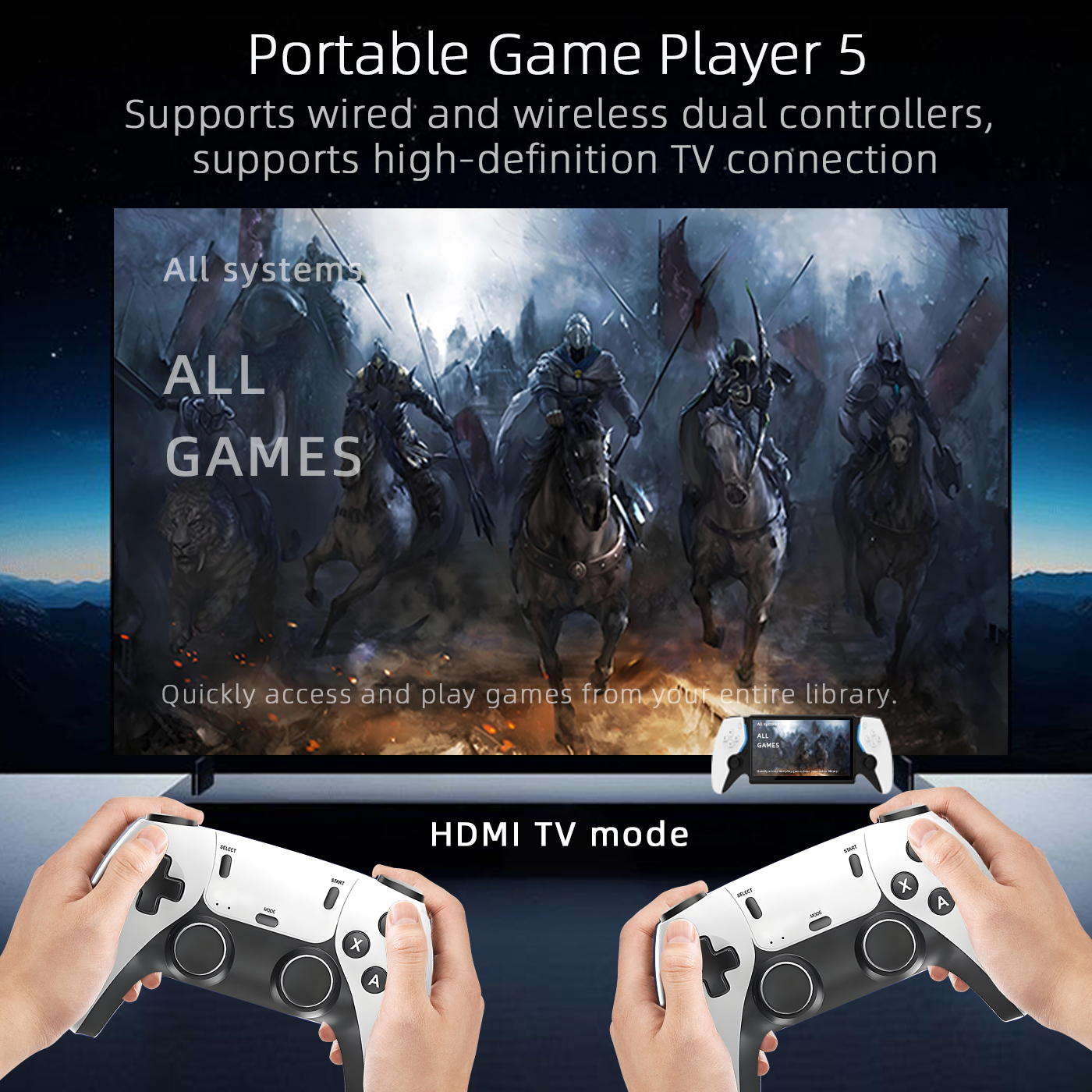 New PSP 7 Inch Portable Retro  - مراجعة Gaming Console G90 وسعره