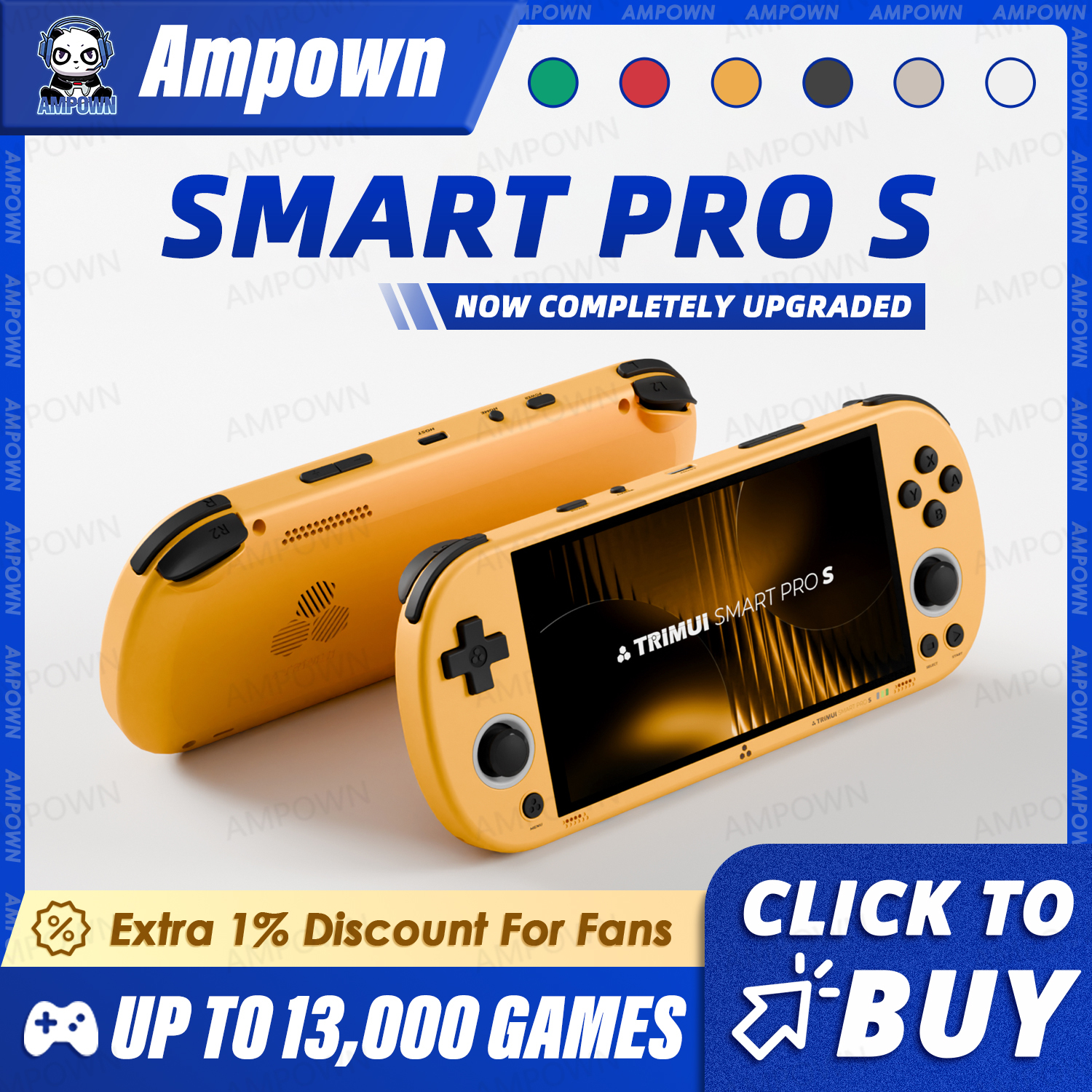 TRIMUI SMART PRO S Handheld Ga - مراجعة Gaming Console G90 وسعره