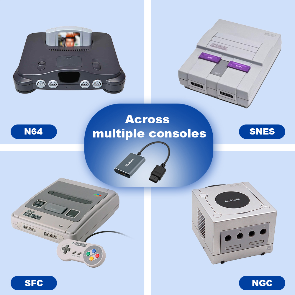 Bitfunx 720P HDMI™ Adapter S-v - مراجعة Gaming Console All In One وسعره